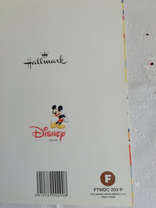 Postal Hallmark - Disney