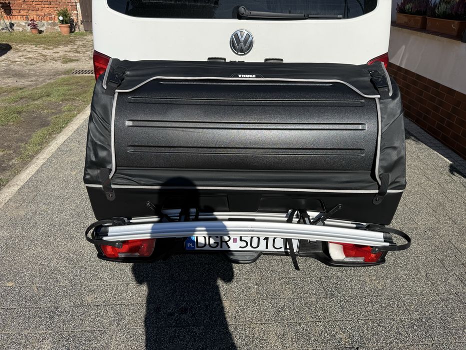 Thule BOX + bagażnik rowerowy na 3 lub 4 rowery na hak! Bdb stan!