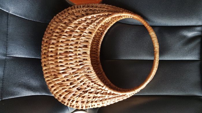 Cesta de arrumação (ou decorativa) em Verga