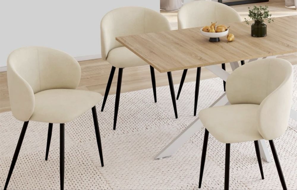 4 cadeiras Léona - 51 x 71 x 53 cm