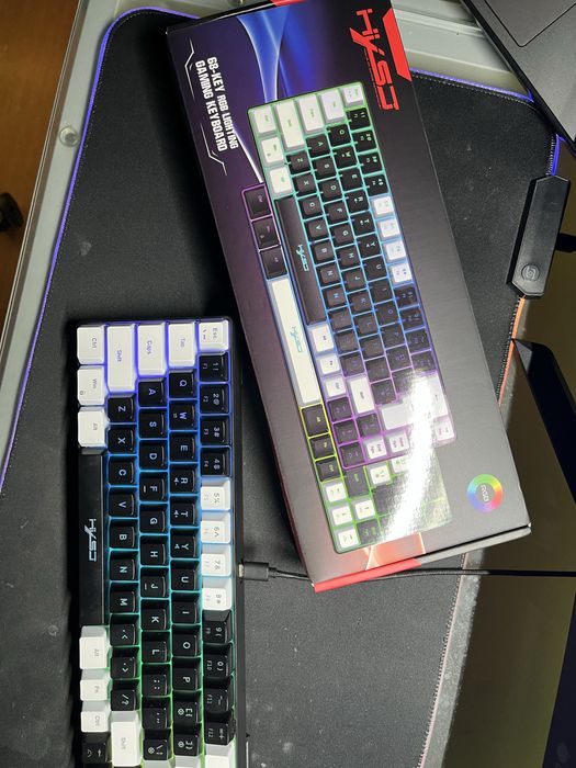 Teclado 68-KEY ROB LIGHTING GAMING KEYBOARD