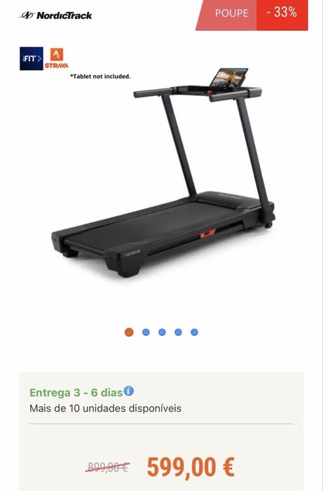 Passadeira NordiTrack - nova