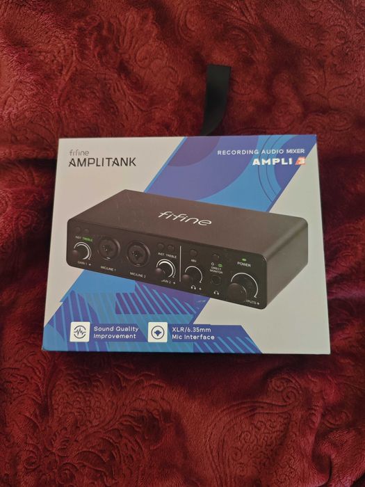 Fifine Amplitank Ampli3 аудіоінтерфейс ідеальний стан