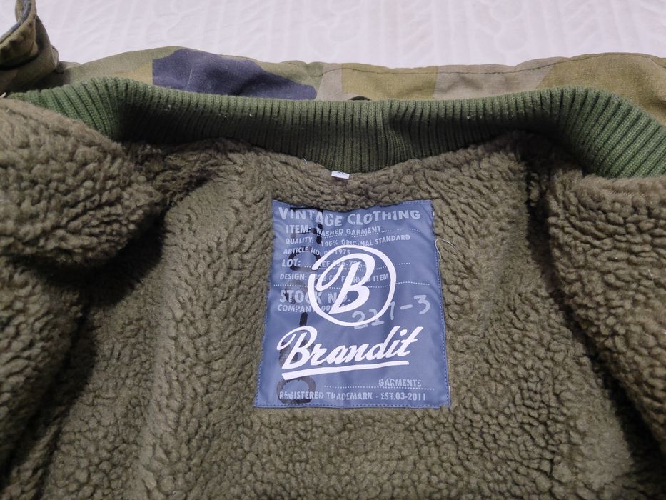 BRANDIT M65 Giant Swedish kurtka + bomberka flyers ocieplacz XL