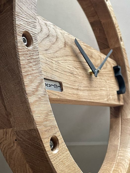 Zegar dębowy ścienny 50cm