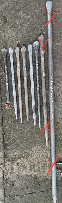 Люльковые и ударные ключи Монтировки железные и титановые гвоздодеры