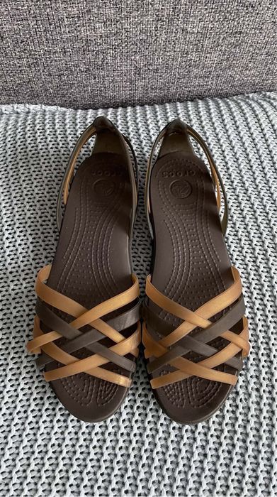 Crocs sandały huarache flat brązowe W6 36/37