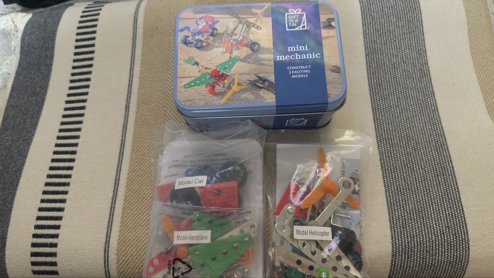 Zestaw konstrukcyjny Mini Mechanic – 3 modele w puszce