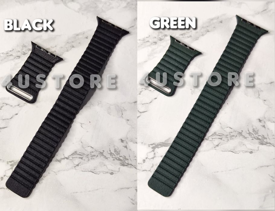 Ремешок Leather Loop Apple Watch кожаный магнитный шкіряний ремінець