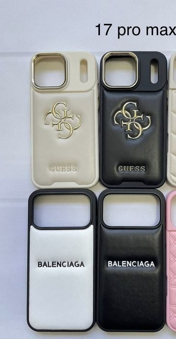 Чохол шкіряний guess iPhone Pro Max айфон 15 / 16 про Макс чехол ysl кожаный