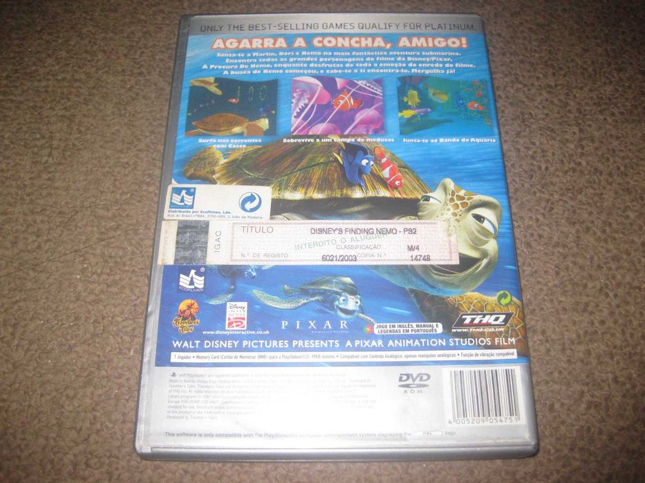 Finding Nemo Game for PlayStation 2 / Complete!64584889342851121