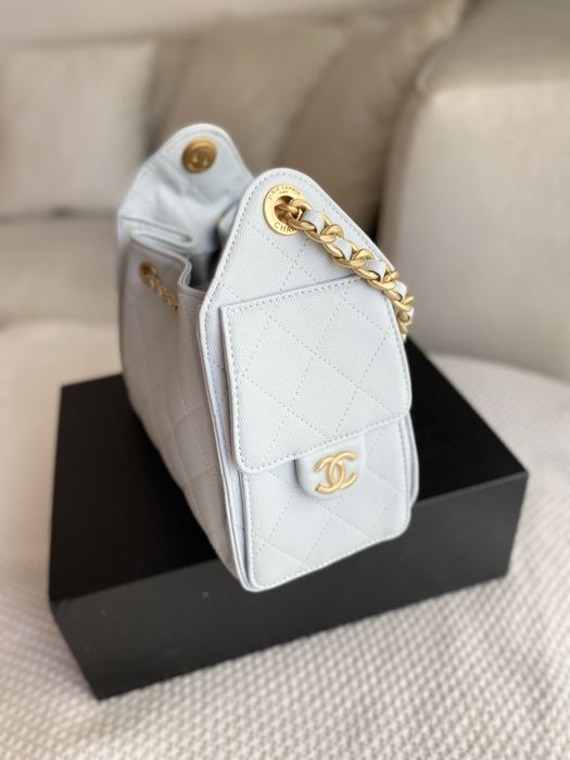 Chanel hobo mini біла та голуба. Нові
