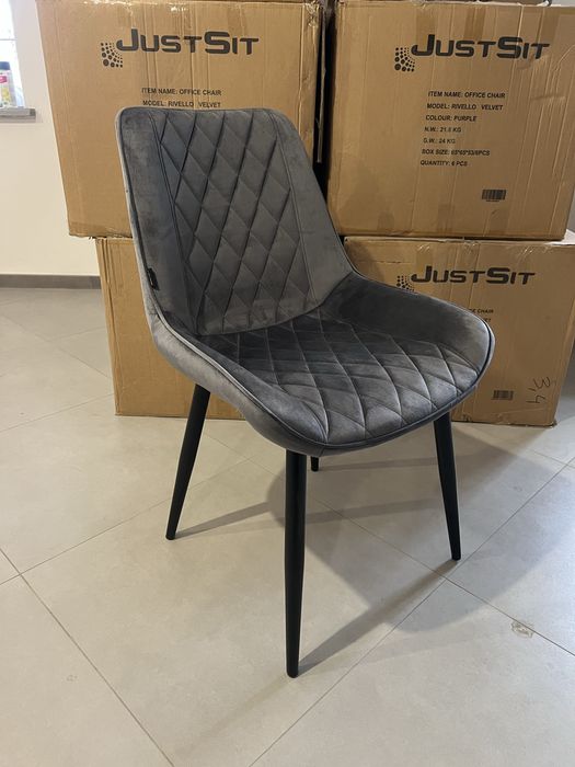 Стілець Just Sit LAGOS Cірий,Чорний