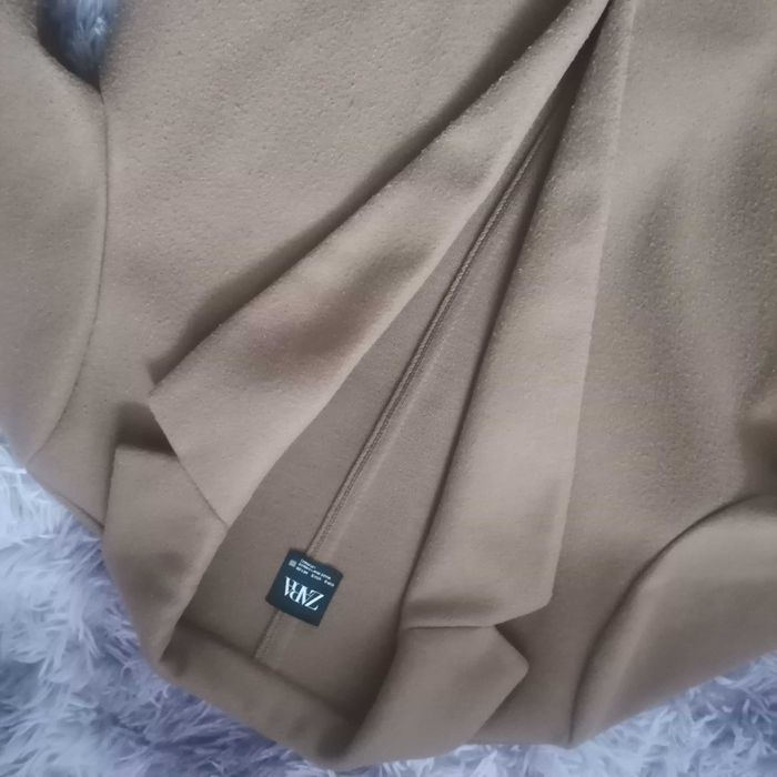 Płaszcz damski wiosenny Zara S camel