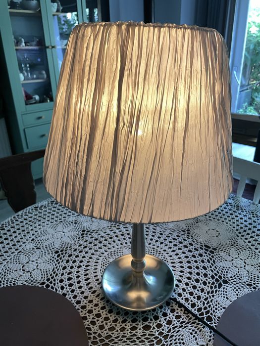 Lampa stolowa nocna abażur ikea