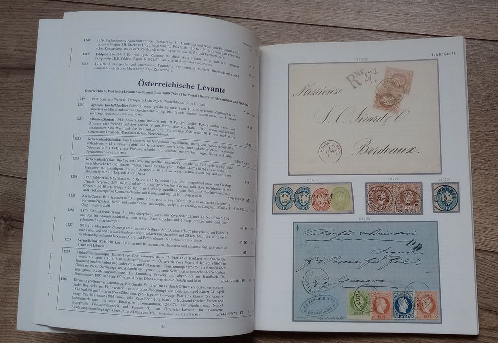 Katalog aukcyjny znaczkow