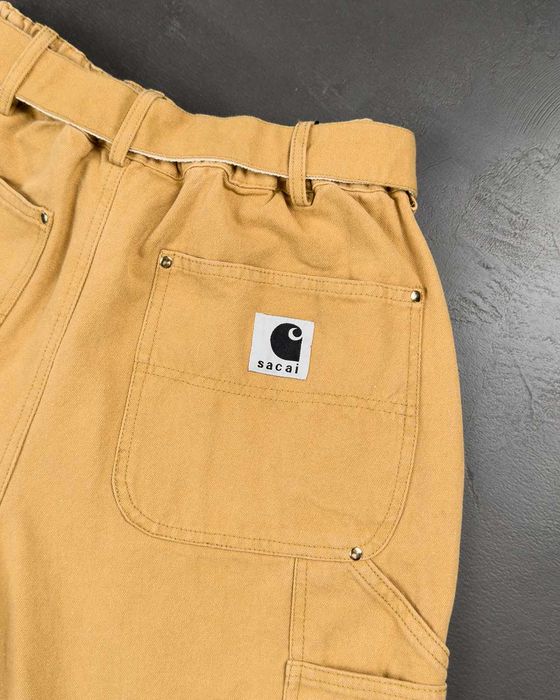 パンツ sacai Carhartt WIP Canvas Pants Sacai x Carhartt WIP Canvas Pants Beige Men's - FW23 - US