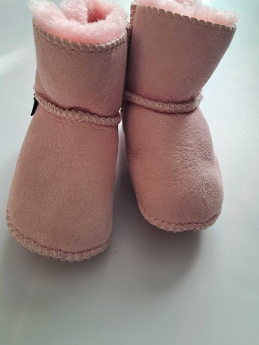 Super skórzane buciki, owcza wełna, ciepłe, miękka skóra r. 20