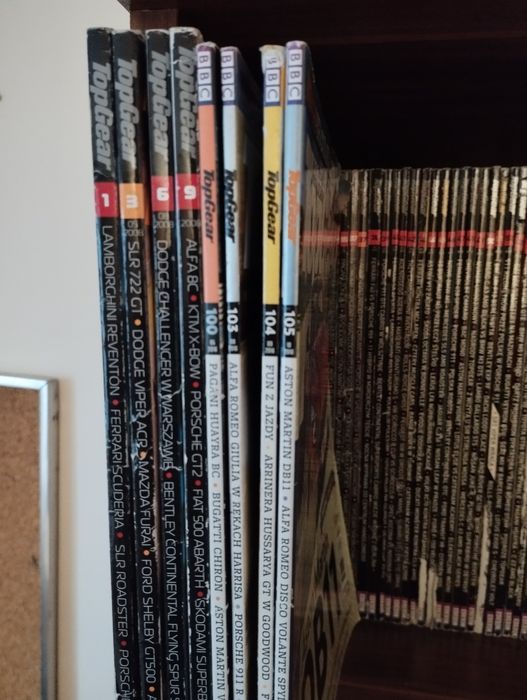 Kolekcja miesięczników TopGear PL+  dwie książki Clarksona