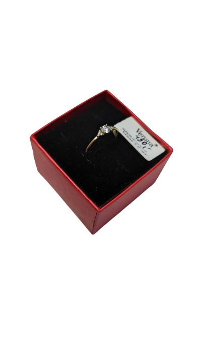 Złoty Pierścionek 333 0,83g Vero.na Metka Pudełko Rozmiar 20