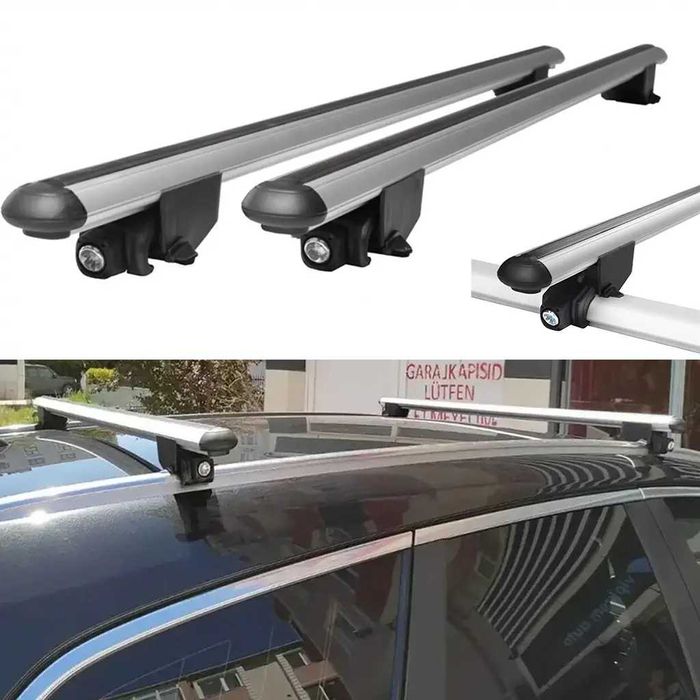 Рейлинги / Рейлінги / Релинги KANCA Grey, Black - 130 cm