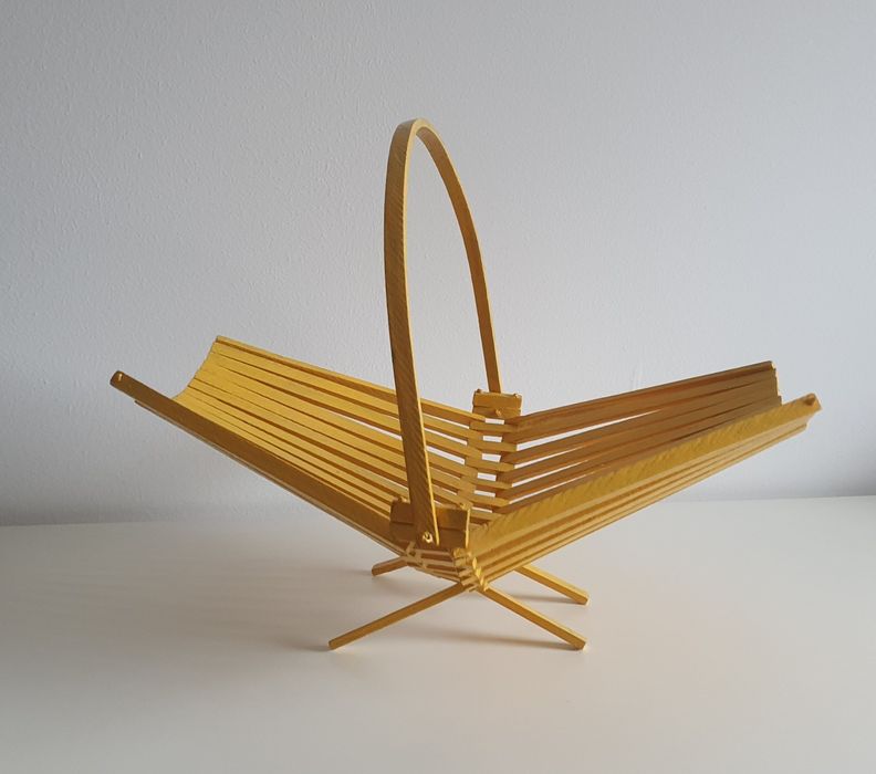 Koszyk vintage PRL retro lata 70