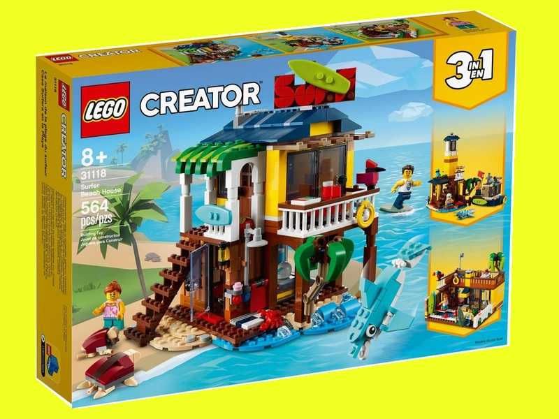 #komplet# Lego 31118 Domek surferów na plaży Creator Trójmiasto