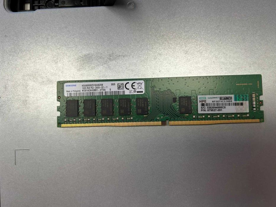 Servidor HPE ProLiant DL20 Gen10 – Xeon E-2236, 32GB RAM, 4TB HDD