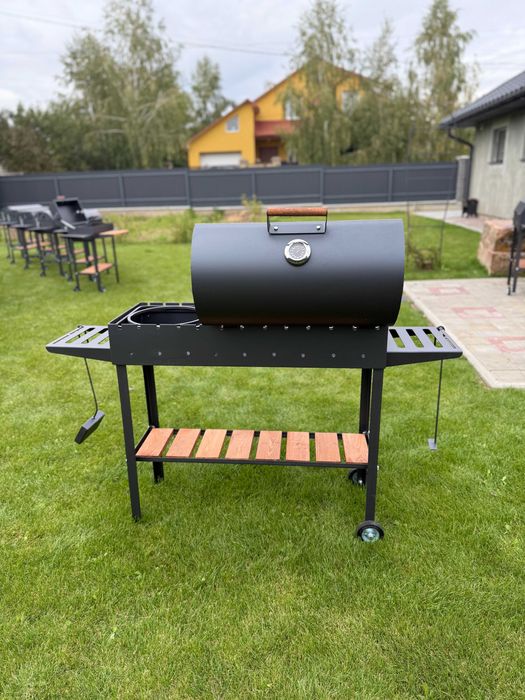 Мангал - гриль барбекю посилений 5мм на 13 шампурів, мангал для дома