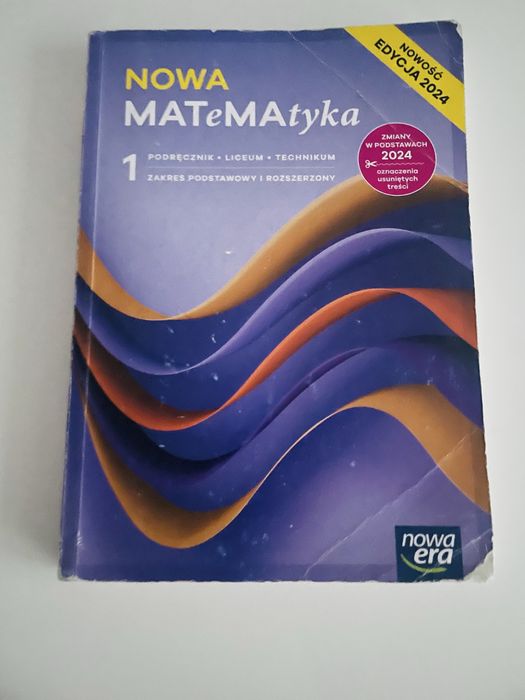 Podręcznik - Nowa Matematyka 1 Edycja 2024