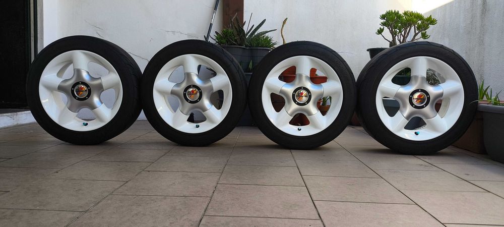 jantes fondmetal R15 com furaçao 4x108