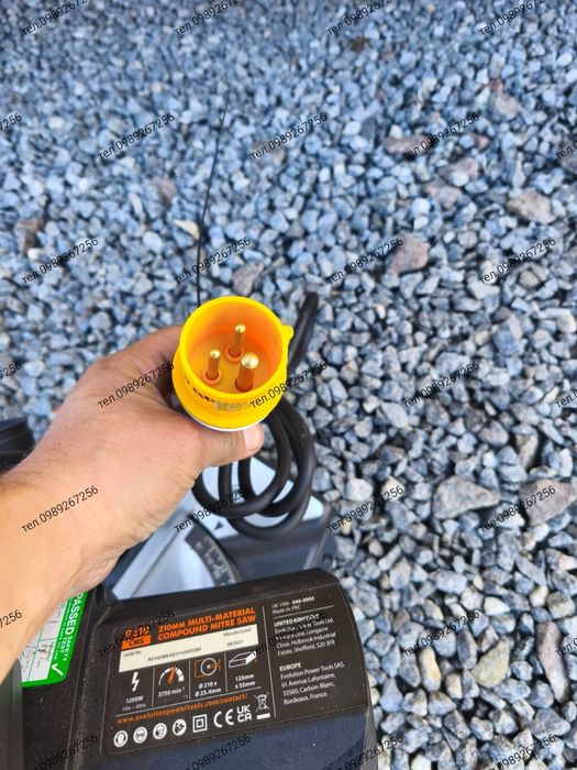 Торцювальна пилка, торцювальна, Evolution R210CMS Англія