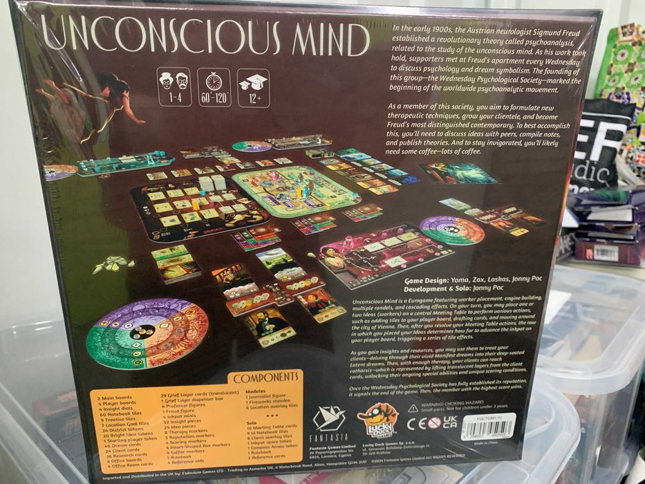 jogo de tabuleiro Unconscious Mind ***NOVO E SELADO***