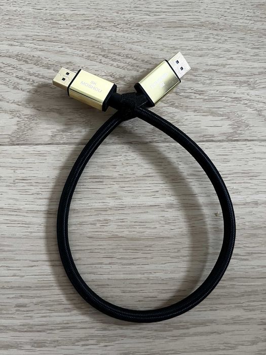 Kabel przewód DP - DP DisplayPort Moshou 8k 50 cm