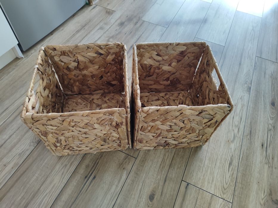 Kosze z hiacynta wodnego