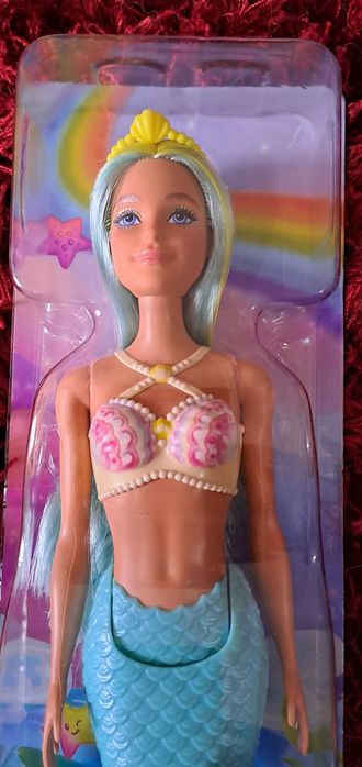 Barbie Cauda Sereia Azul (Novo)