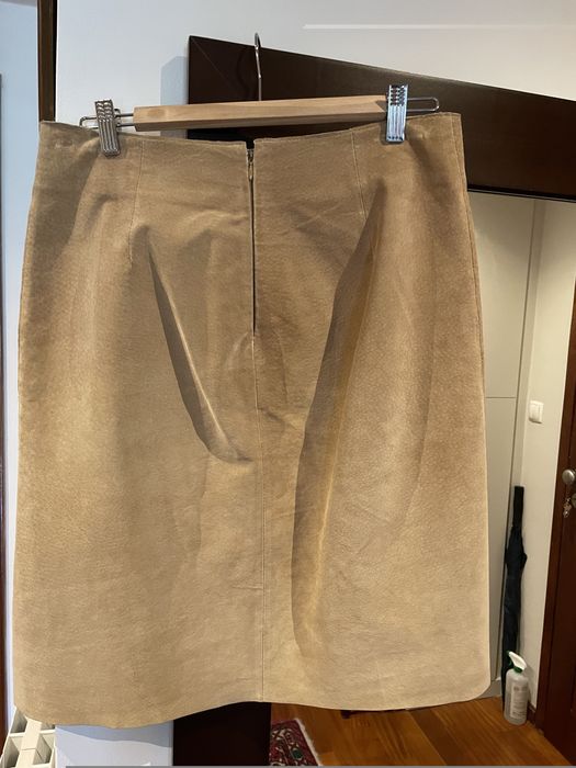 Saia em pele vintage