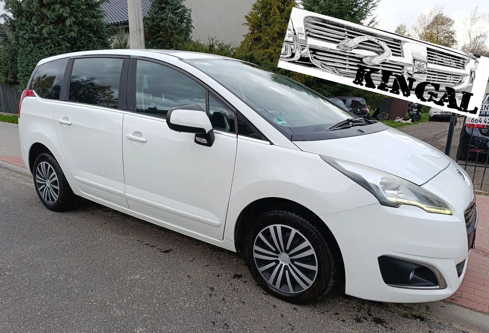Peugeot 5008 1.6 HDi 2014r po lifcie serwisowany klimatronik grzane fotele