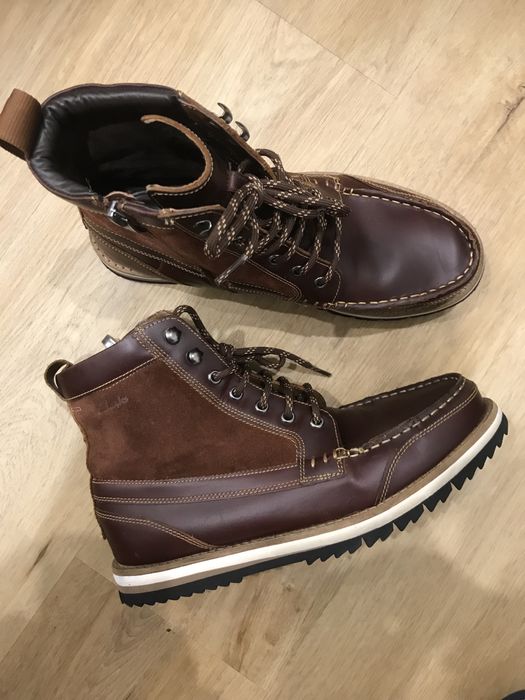 Черeвики чоловічі шкіряні Як Нові 42р26.5см Clarks Germany Кларкс