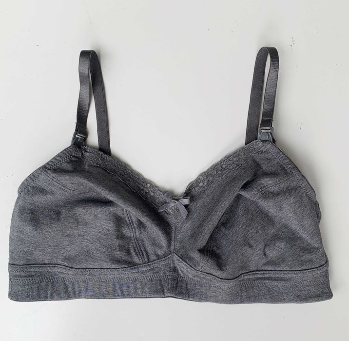 Biustonosz Szary Bonprix Do Karmienia 80C Stanik Mama