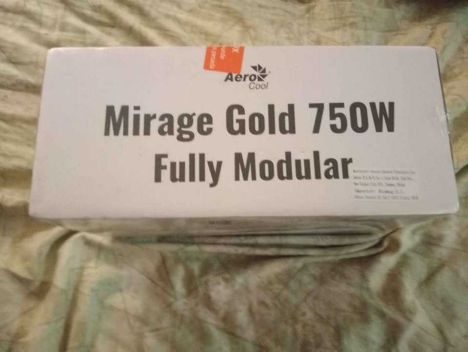 Fonte alimentação aerocool miragem gold 750w  Modular