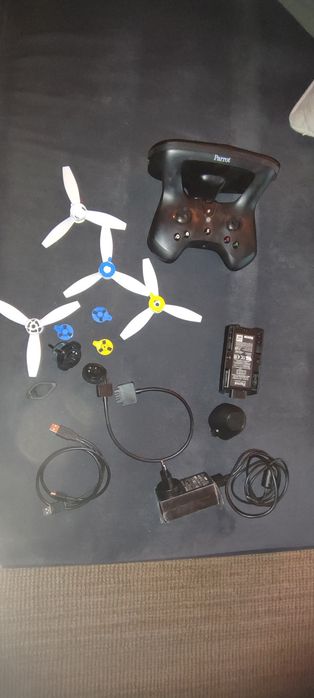 Drone:Lote Acessórios Parrot Bebop 2 / Disco - Comando Skycontroller 2 + Bateria Nova