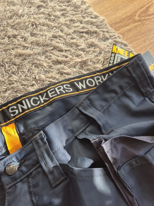 Granatowe spodnie robocze, Snickers,r.XL