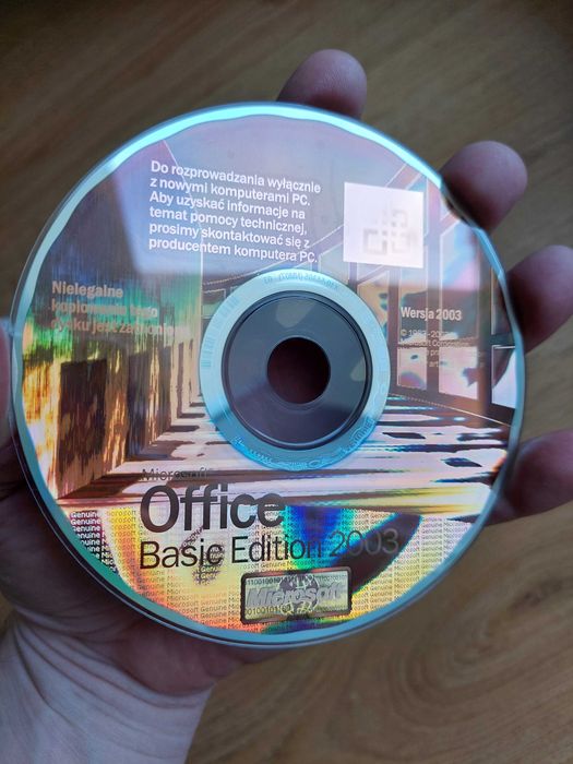 Microsoft Office Basic Edition 2003 PŁYTA + KLUCZ KOLEKCJONERSKA
