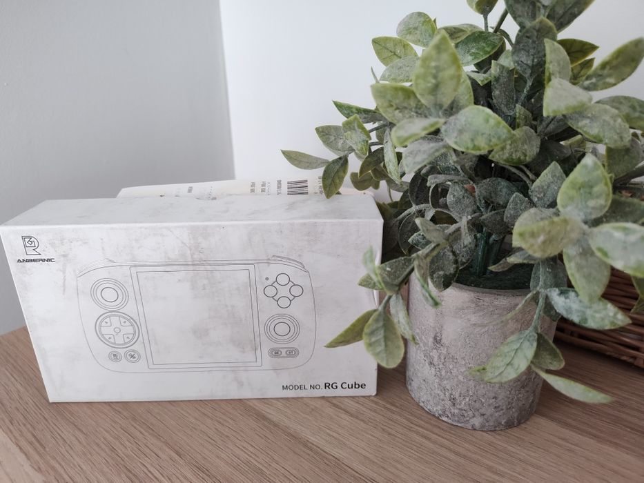 Anbernic rg cube kolor gray nowa dowód zakupu retro konsola