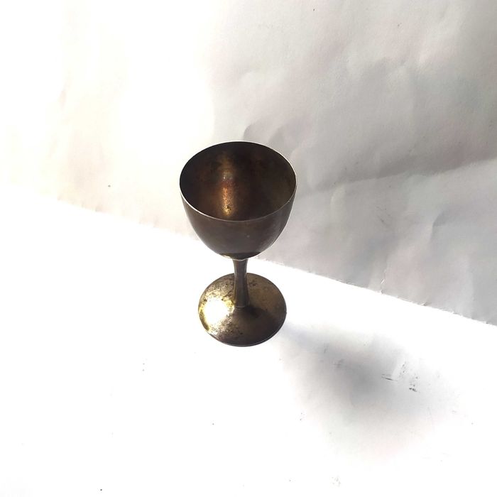 Stary posrebrzany Kielich