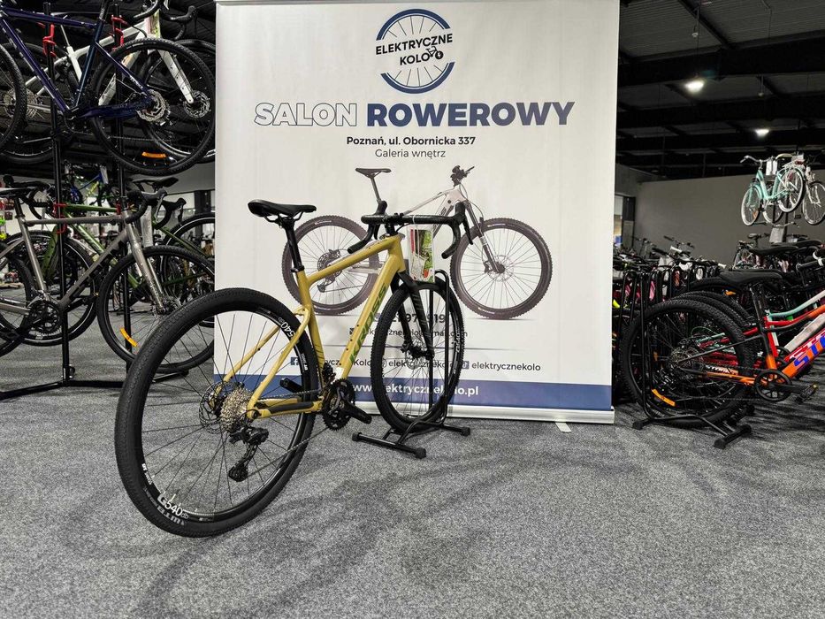 Rower Gravel KROSS Esker 6.0 Bra/Zie, rama M-19" (ul. Obornicka 337, Poznań)