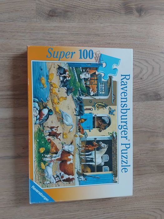 Ravensburger puzzle 100 elementów motyw konie