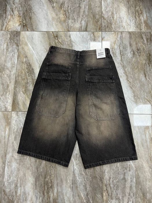 Нові мега широкі шорти джинсові SUPER BAGGY rap shorts jaded london ty