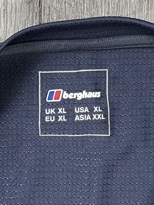Berghaus футболка XL размер трекинговая серо-синяя